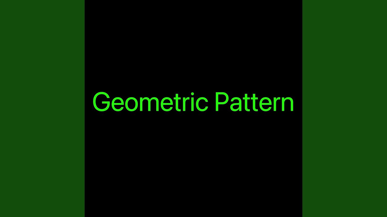 在 YouTube 上觀看「Geometric Pattern」 在 YouTube 上觀看「Geometric Pattern」