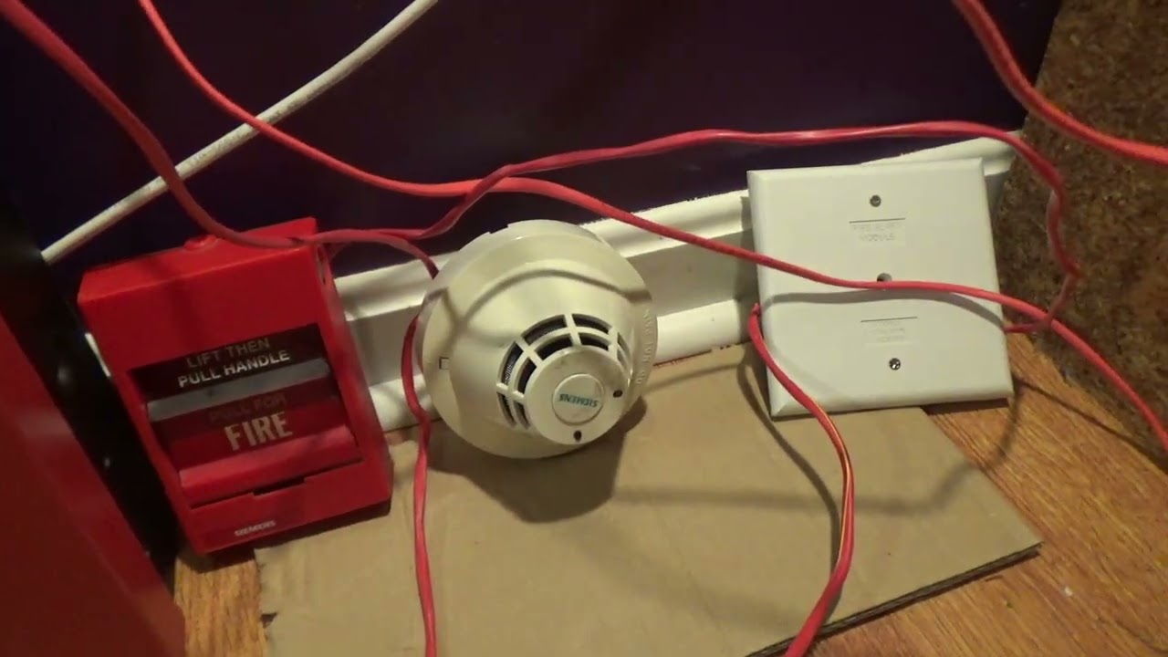 Kidde FX-64 Panel Fire alarm test and Demonstration