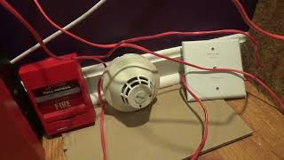 Kidde FX-64 Panel Fire alarm test and Demonstration