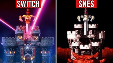 Super Mario RPG Remake - Switch vs. SNES Comparison (Side-by-Side)