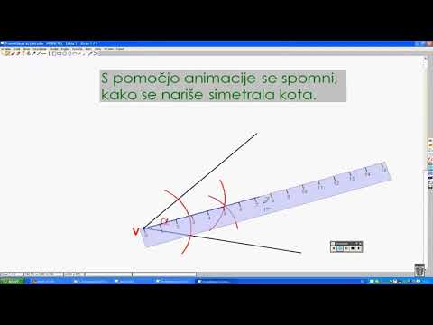 Video: Kako Najti Simetralo Trikotnika