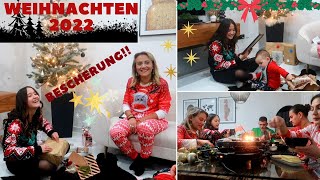 BESCHERUNG WEIHNACHTEN 2022🎄GESCHENKE ÖFFNEN 🎁 HEILIGABEND SPEZIAL