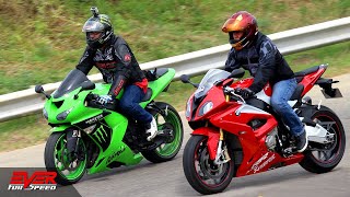 BMW S1000RR 🆚 Old Kawasaki Ninja ZX10R (2006-2007) 🏁 5 DRAG RACING 🚦🏍️🏍️