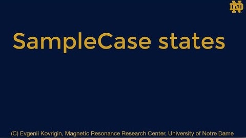 Functional States of the SampleCase