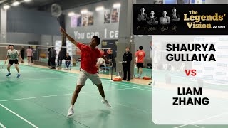 Shaurya Gullaiya Vs Liam Zhang