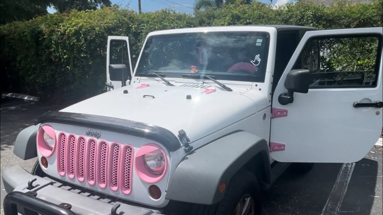 Customizing My Jeep Wrangler into a Barbie Jeep *2023*