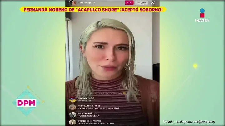 Fernanda Moreno de 'Aca Shore' confiesa que le pag...