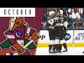 NHL - ALL Arizona Coyotes Goals (October 2021) | Highlights