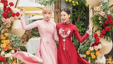 Cưới LIÊU HÀ TRINH : Khả Như làm phụ dâu xinh đẹp giữa ở lễ rước dâu sáng sớm