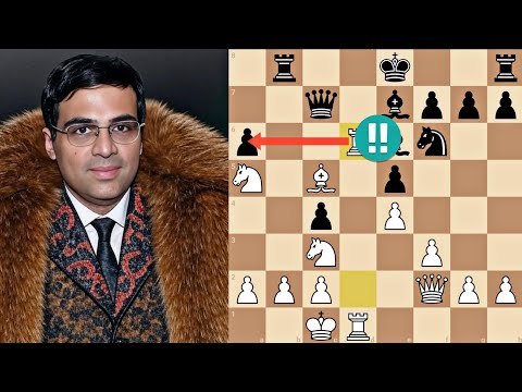 Vishy Anand's "BRUTAL Tsunami" of Sacrifices Will Blow Your Mind.