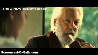 Catching Fire - President Snow's Granddaughter Scenes