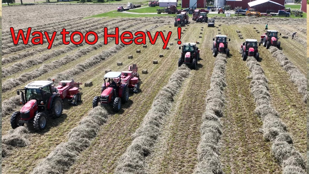 MASSIVE Windrows… We Plugged 9 times