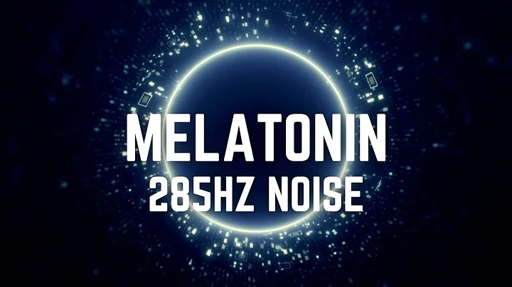 MELATONIN 285Hz NOISE | 12 Hours | Black Screen | No Midway Ads | Relax/ Sleep/ Calm Anxiety/ Focus