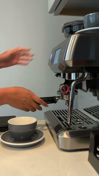 Make ESPRESSO with me ft. my Breville Barista Touch ☕️✨☀️ #coffee #espresso #breville #nyc