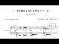 Rodolphe Berger | Valse Lente &quot;En Fermant Les Yeux&quot;