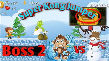 Super Kong Jumper Gameplay Boss 2 | Game Android, ios