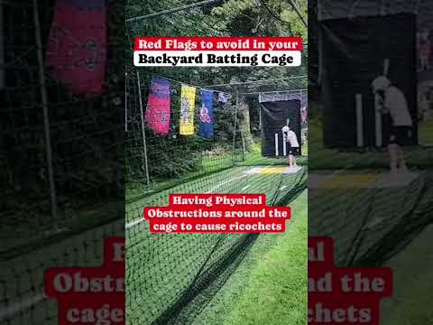 How to build a backyard batting cage? #backyardbattingcage #battingcage