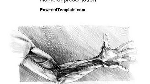 Hand Sketch PowerPoint Template by PoweredTemplate.com