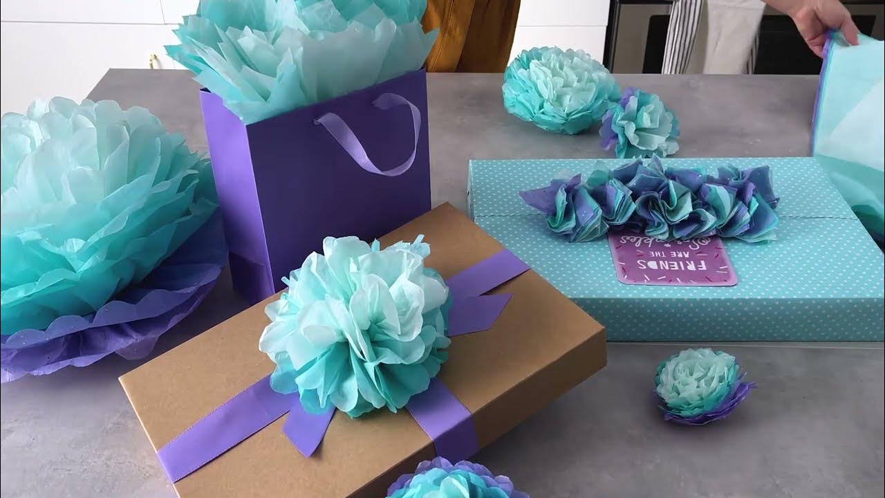 ⭐️ SAVE for Later! ⭐️ How to Make Your Gift Bag Tissue Paper Look Pret, how to wrap present