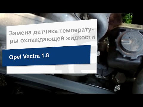 Замена датчика температуры охлаждающей жидкости Jp Group 1293101000 на Opel Vectra 1.8