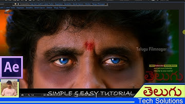 GHOST EYES IN AFTER EFFECTS | ZOMBIE EYES | EYE TRANSFORMATION EFFECT
