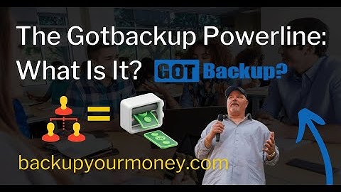 The Gotbackup Powerline: What is it?