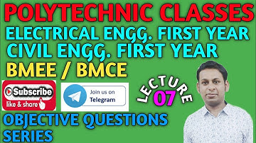 BMEE/BMCE/Objective Questions/Lecture 07/@polytechnicclasses2733