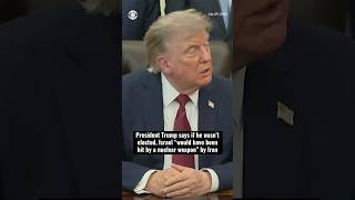 Trump says Iran would've hit Israel with a nuclear weapon if he hadn't been elected #shorts