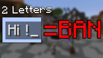 How Typing these 2 Letters Gets you Banned on Hypixel
