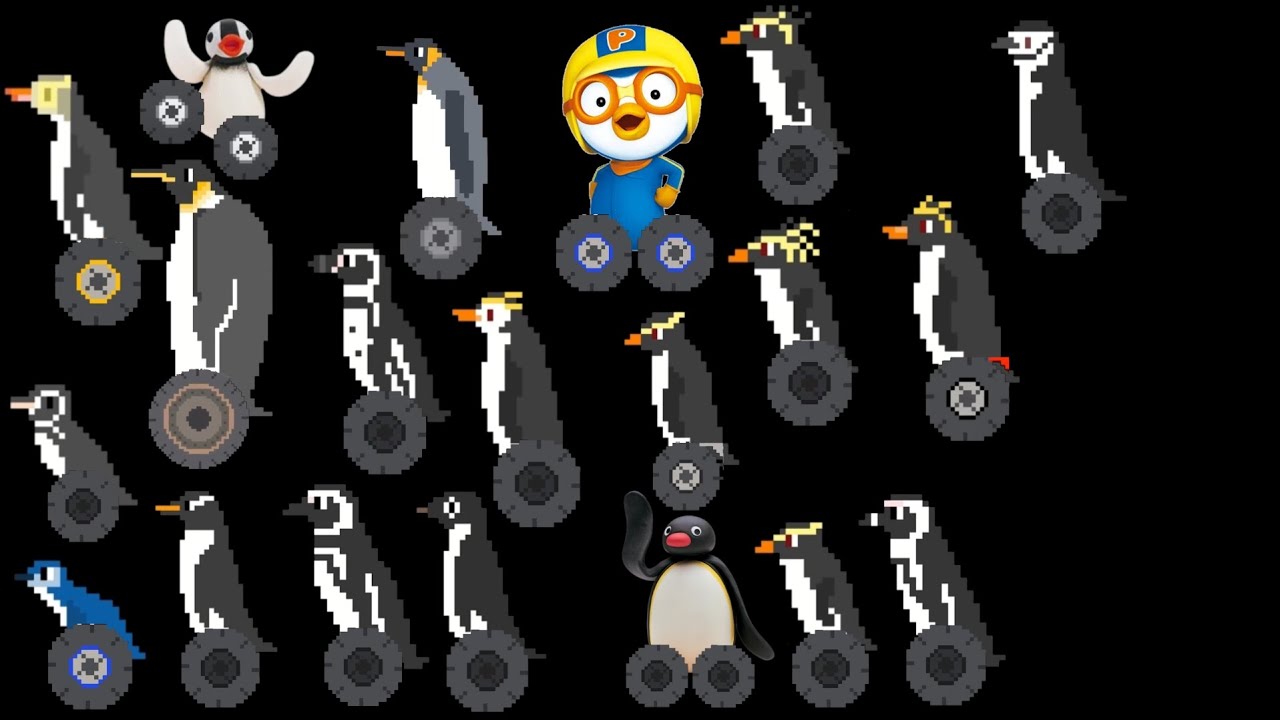 Monster Penguins - @TheKidsPictureShow 