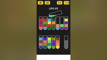 【Water Sort Puzzle】 Level 813