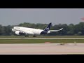 &quot;New Livery&quot; Lufthansa Airbus A350-941 landing at Munich airport