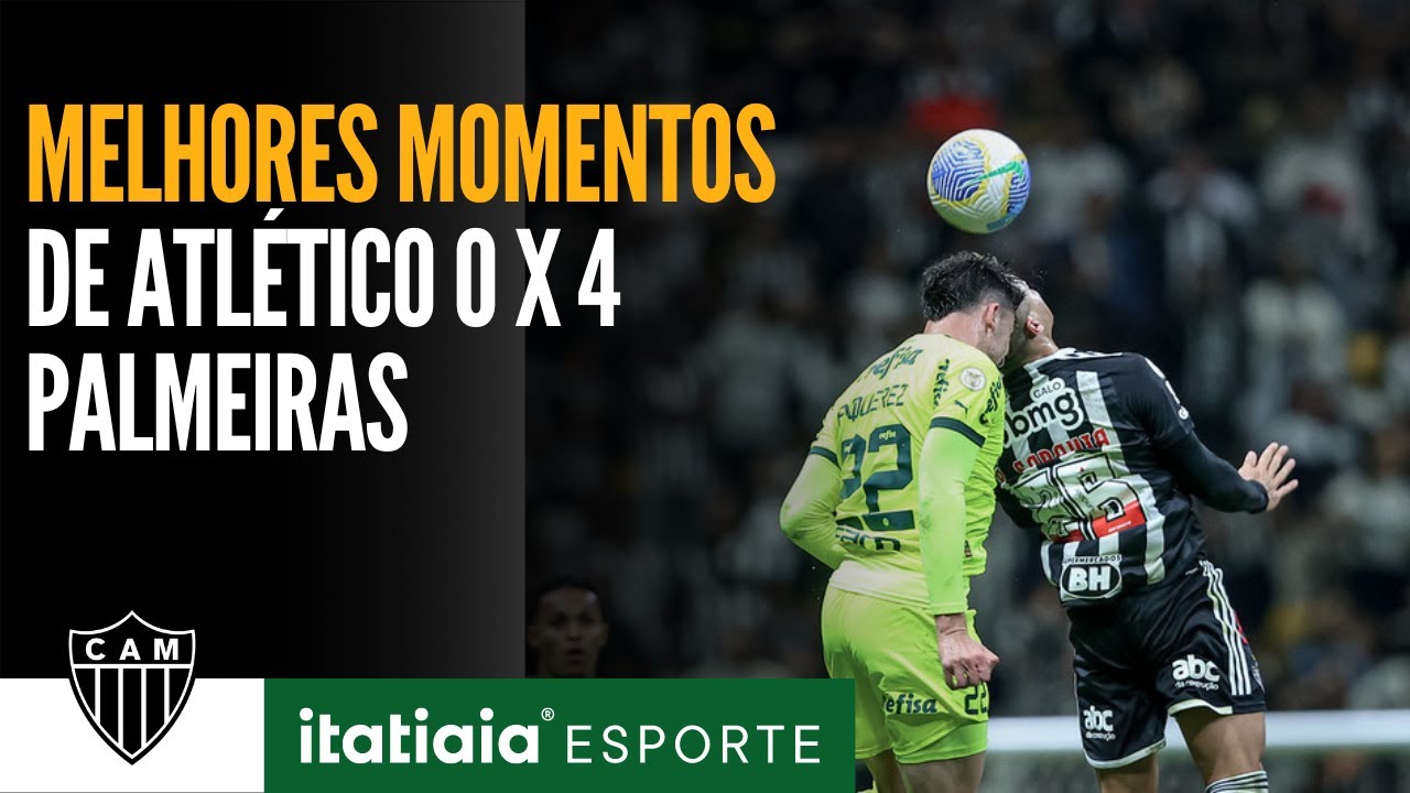 VEJA OS MELHORES MOMENTOS DE ATLÉTICO 0 X 4 PALMEIRAS - YouTube