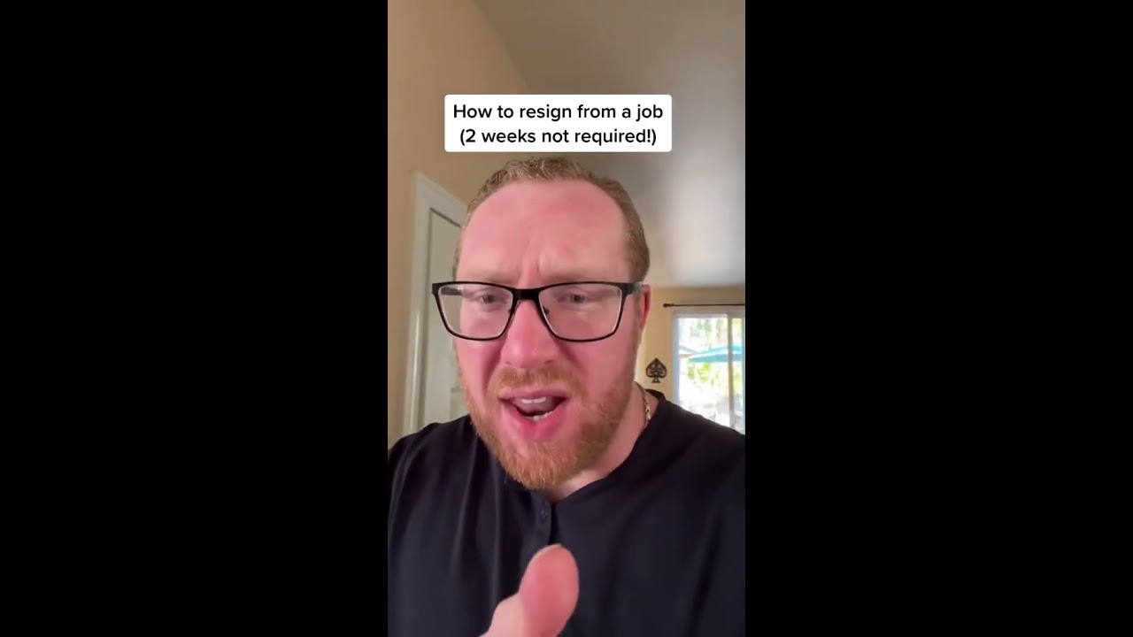 How To Quit Without 2 Weeks Notice