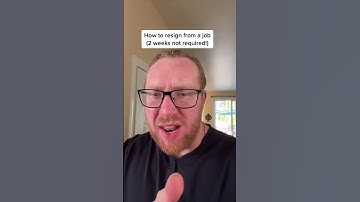 How to quit without 2 weeks notice