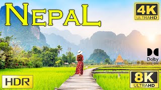 Natural Beauty of Nepal 4K Video Ultra HD | Nepal Documentary 8K Video Ultra HD HDR | JHUTIAL 8K