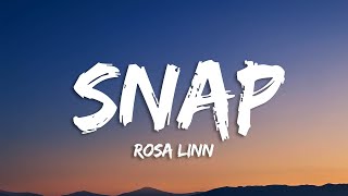 Rosa Linn - Snap Lyrics Sped Up