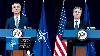 NATO Secretary General with 🇺🇸 US Secretary of State Antony J. Blinken, 29 JAN 2024