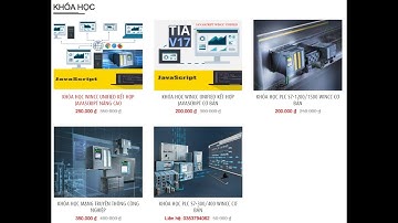 Update_1 Nội Dung Khóa học lập trình Wincc Unified Kết Hợp Javascript