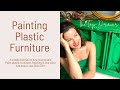 How To Use Slick Stick On Plastic Furniture - A Dixie Belle Tutorial