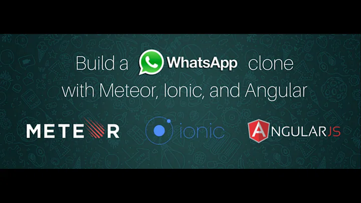 How to create a Whatsapp clone using Ionic2 and Meteor - step4