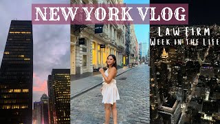 Law Firm Life: week in the life of a summer associate | New York Vlog