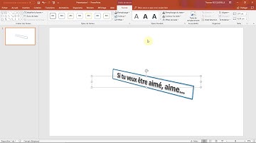 Améliorer sa ZONE DE TEXTE : effets, cadre, alignement... (Cours Office Powerpoint)