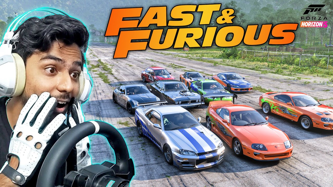 Epic Drag Race Showdown in Forza Horizon 5 with Fast & Furious Cars!