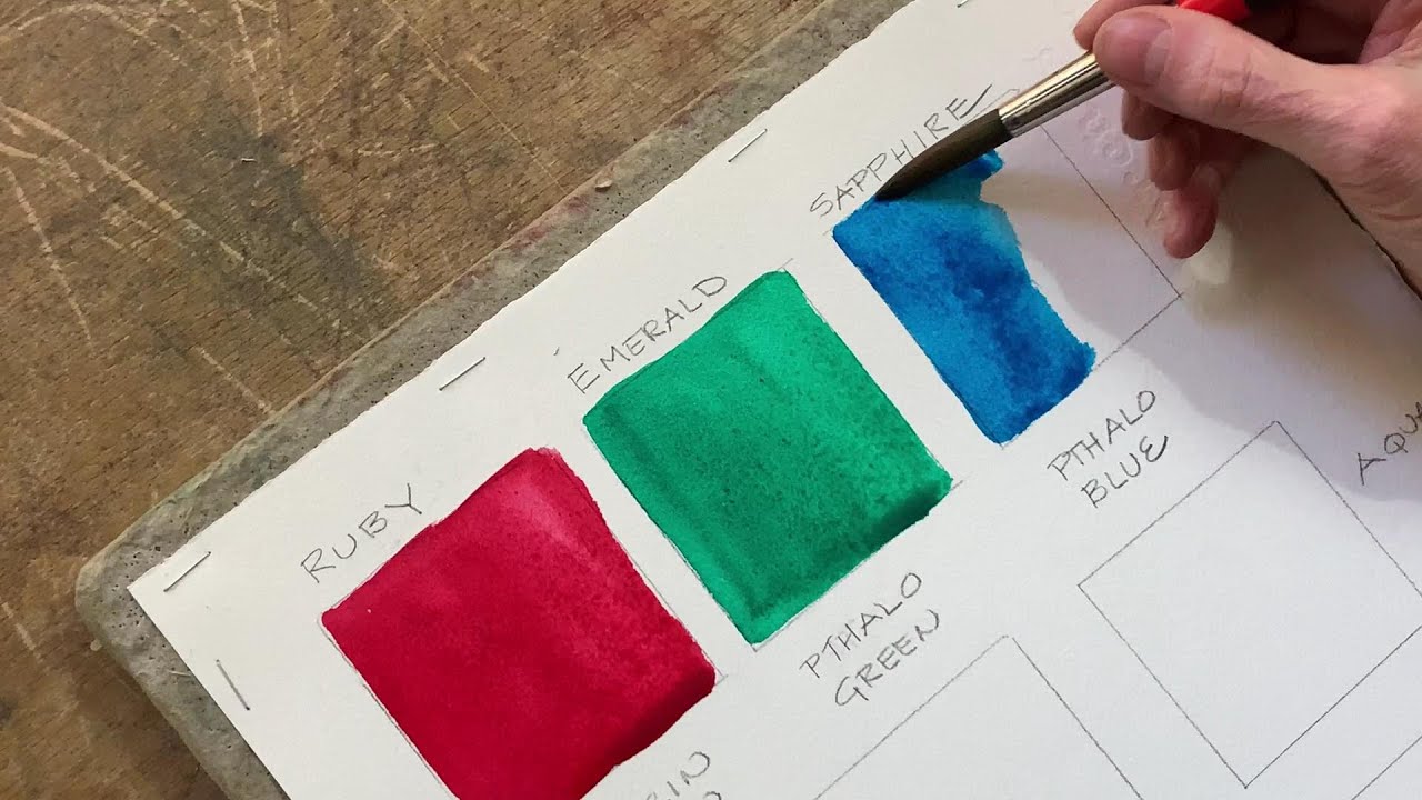 Watercolor Demonstration "Painting Jewel Tones" with Lynn Ferris AWS
