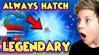 Trying HACKS to HATCH LEGENDARY EVERY TIME in Adopt Me OCEAN EGG Update!! Prezley