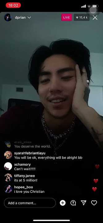 DPRIAN IG live new song spoiler