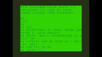 Tandy Radio Shack - Color Computer 2 (HD6309)