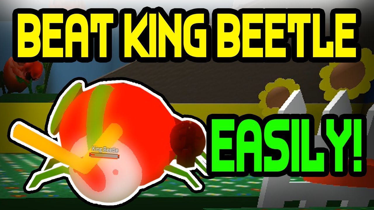 Best Way To Beat King Beetle Bee Swarm Simulator Roblox Youtube - roblox bee swarm simulator king