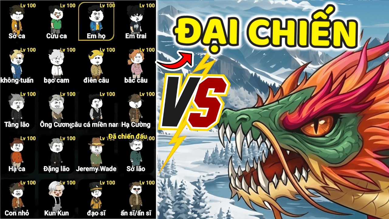 THNE PHÁT HIỆN TẤT CẢ NHÂN VẬT ĐẠI CHIẾN VỚI NHIỄM DI NGƯ QUÝ VUA CÁ LÓC TRONG CÂU CÁ VẠN CÂN